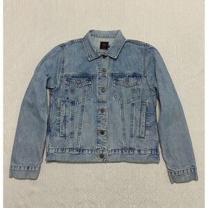 Vintage American Eagle Denim Jacket Women‎ Size M Blue Made in USA